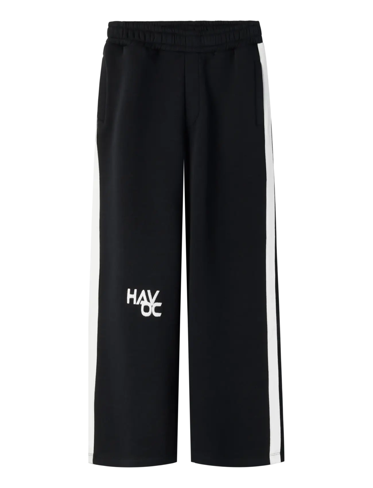 name it NKMLANCO NREG WIDE SWE PANT BRU - Mjukisbyxor - BLACK BEAUTY / black