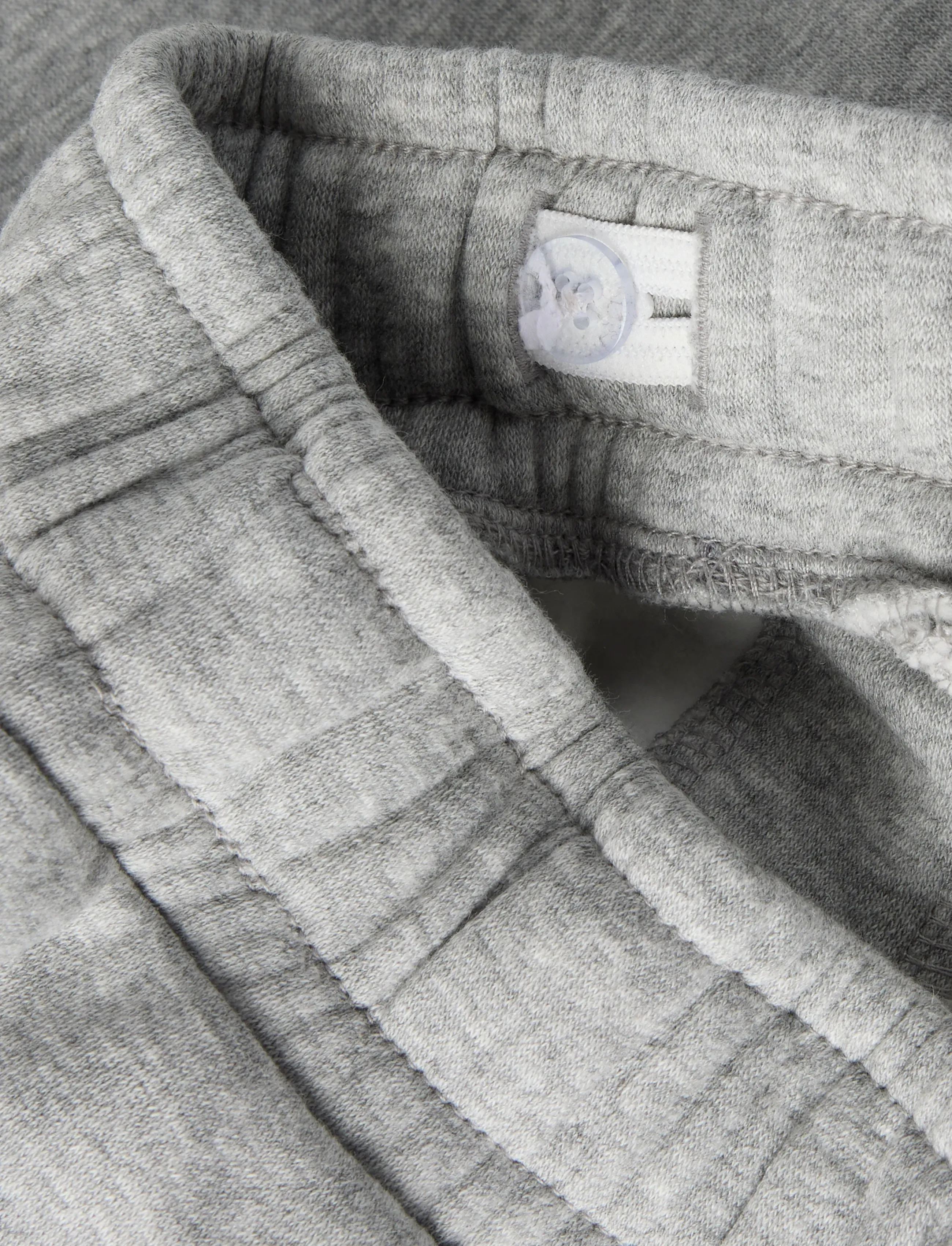name it - NKMLANCO NREG WIDE SWE PANT BRU - sweatpants - grey melange - 4