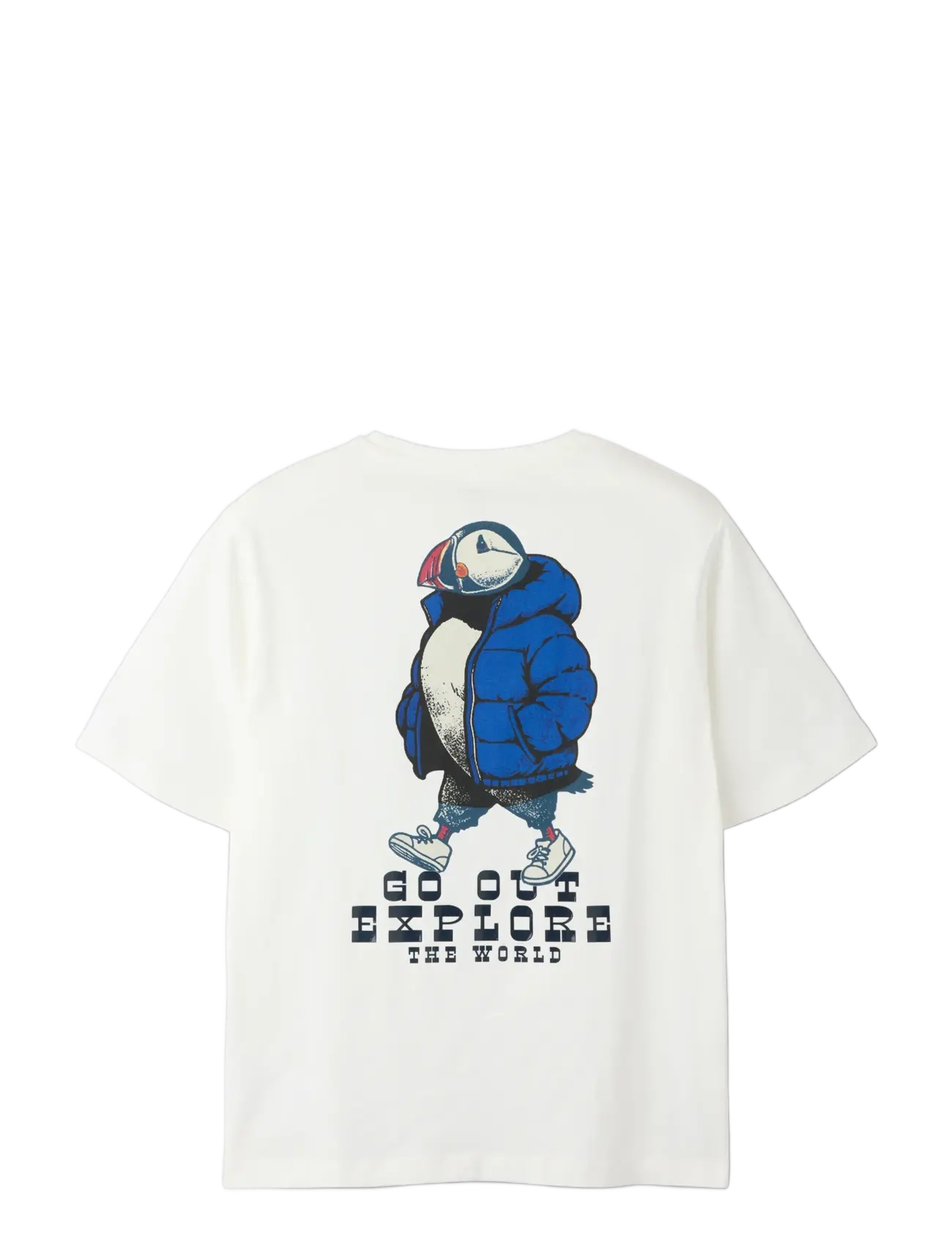 name it - NKMLOGAN SS NREG TOP - kortärmade t-shirts - cloud dancer - 1