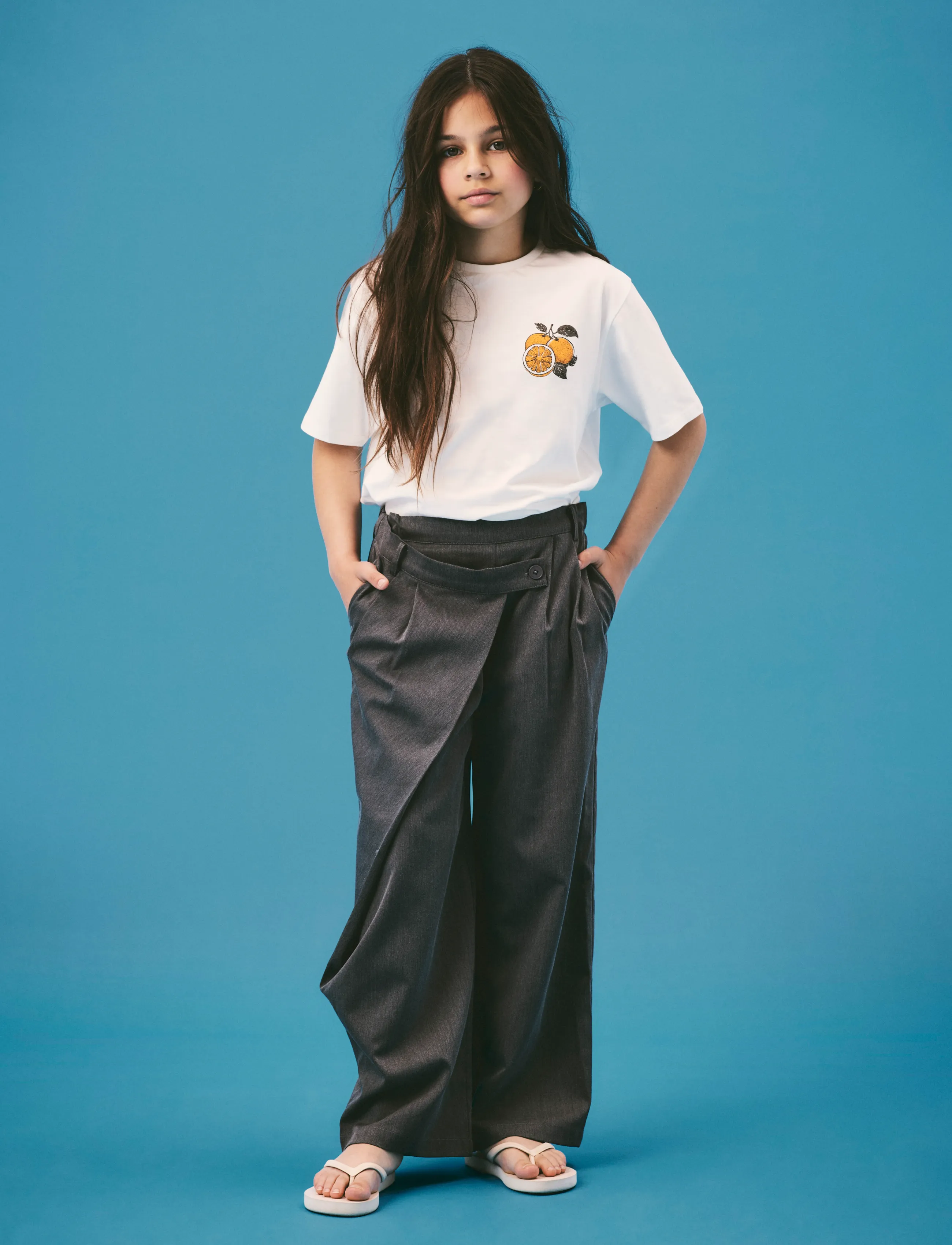 name it - NKFLION SS NREG TOP - kortärmade t-shirts - cloud dancer - 5
