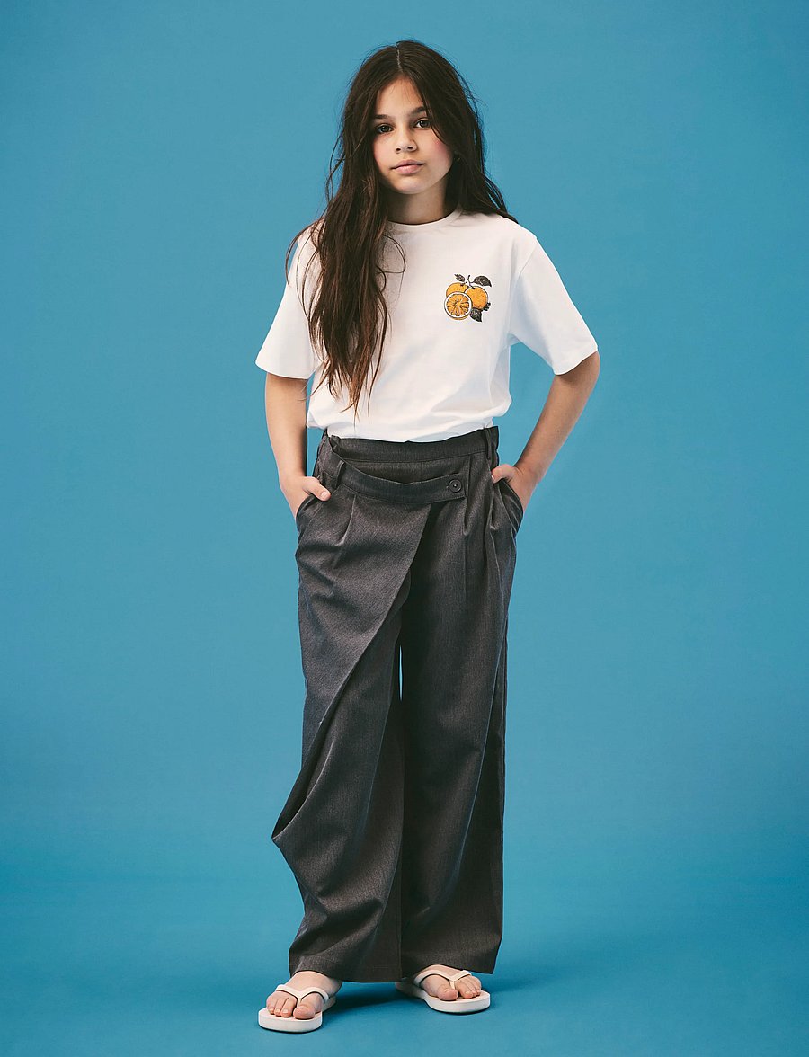 name it - NKFLION SS NREG TOP - kortärmade t-shirts - cloud dancer - 5
