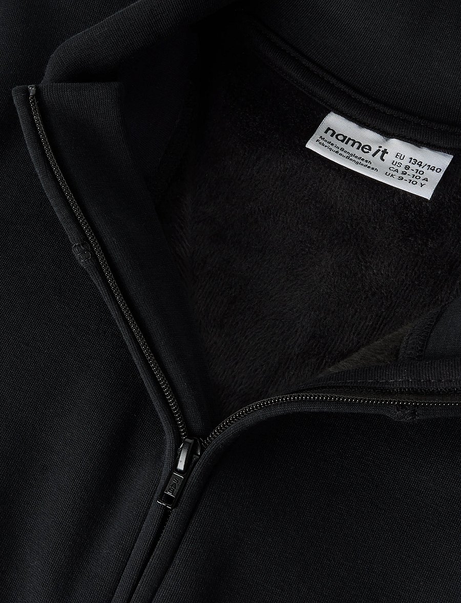 name it - NKFTEAGAN LS SLIM CARD - kardiganid - black beauty - 5