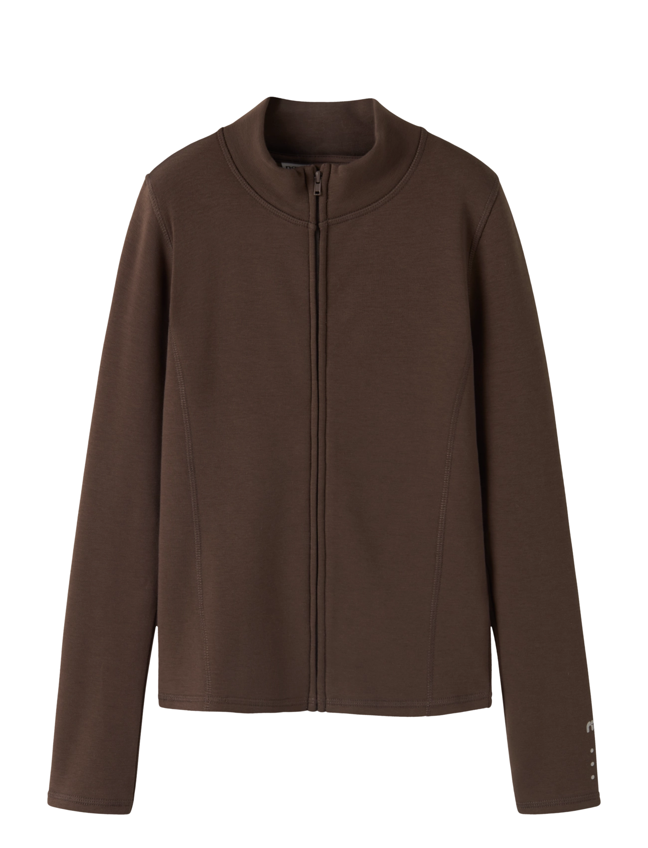 name it NKFTEAGAN LS SLIM CARD - Strik - CHOCOLATE MARTINI / brown