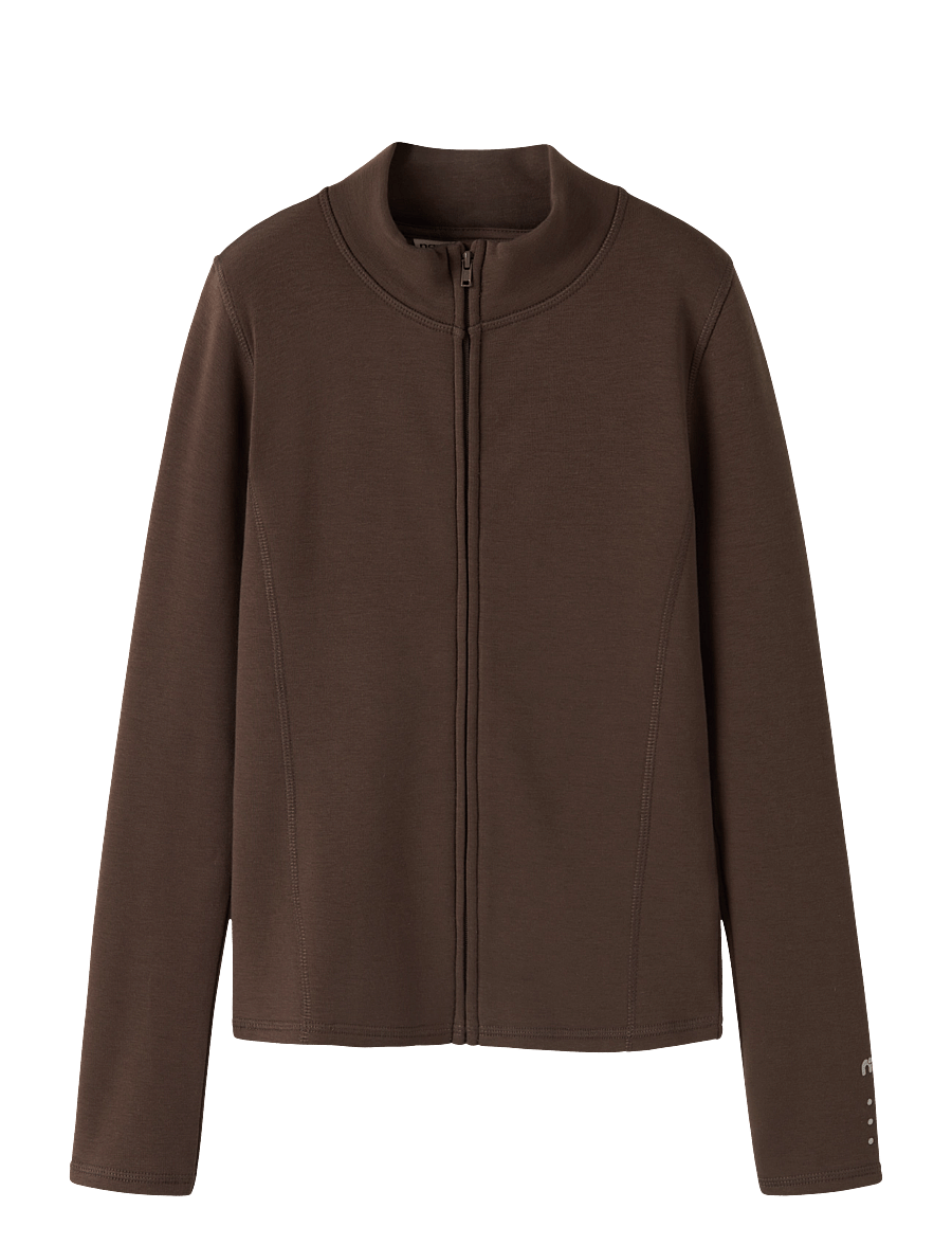 name it - NKFTEAGAN LS SLIM CARD - chocolate martini - 0
