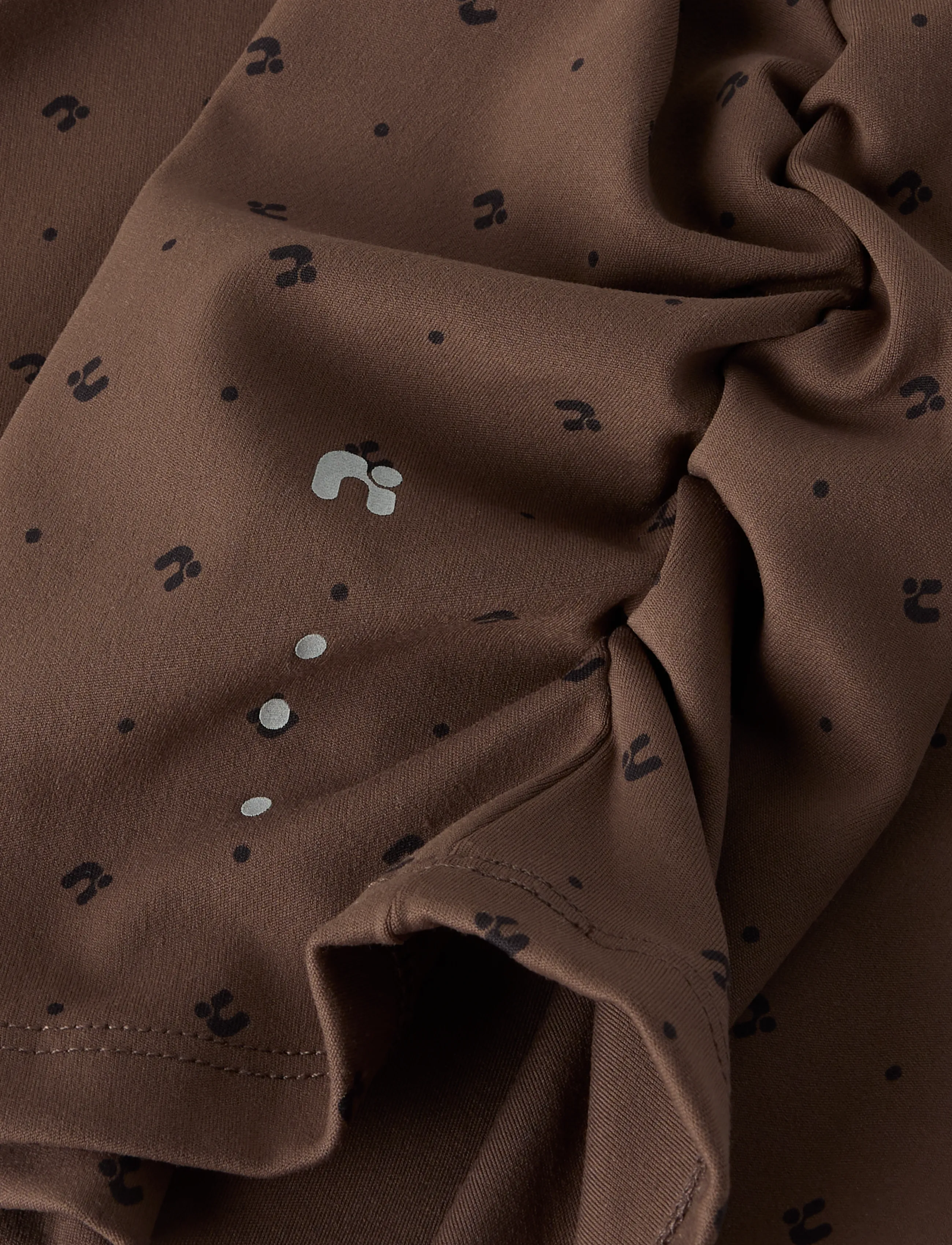 name it - NKFTHEA LS SLIM TOP - long-sleeved t-shirts - chocolate martini - 4
