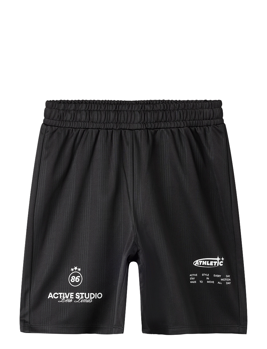 name it - NKMTIMO NREG SHORTS - sportsshorts - black beauty - 0