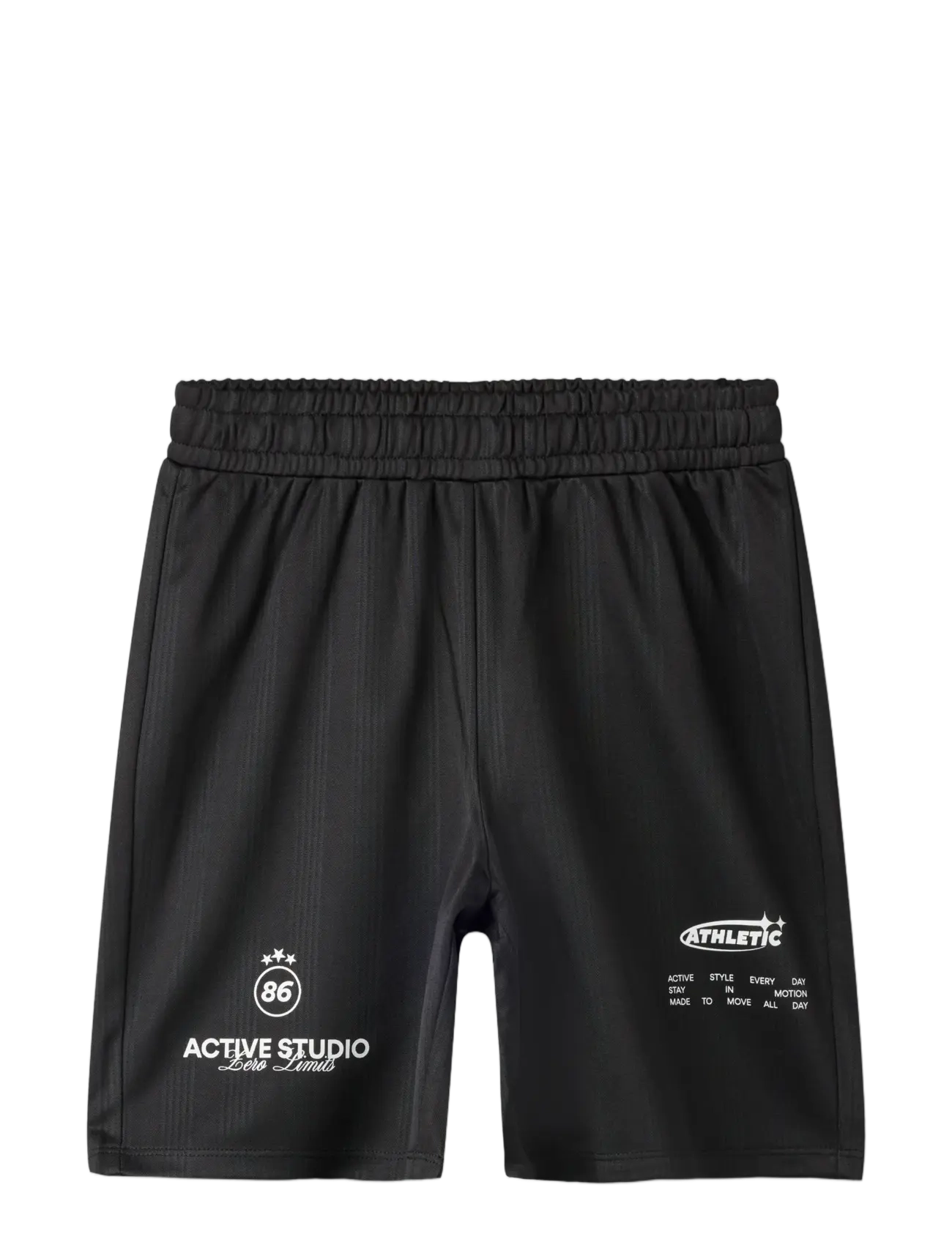 name it - NKMTIMO NREG SHORTS - sportsshorts - black beauty - 2