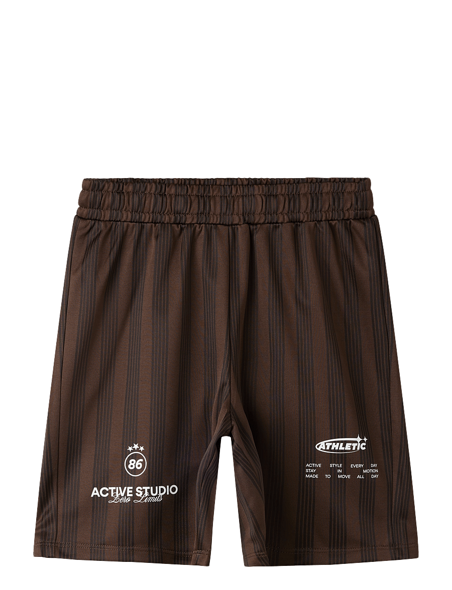 name it - NKMTIMO NREG SHORTS - sport-shorts - chocolate martini - 0