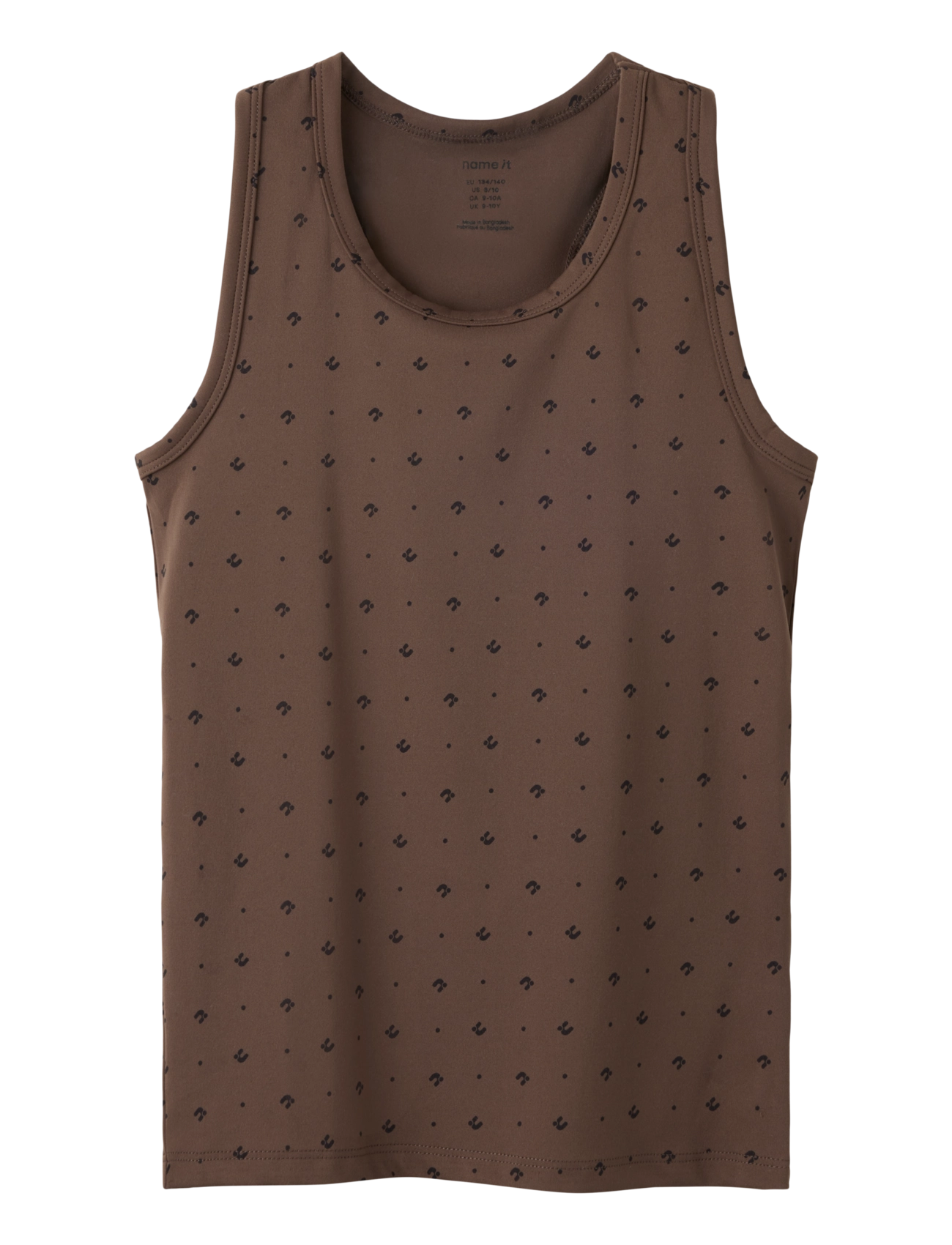 name it NKFTHEA SL SLIM TOP - Osta suuruse järgi - CHOCOLATE MARTINI / brown