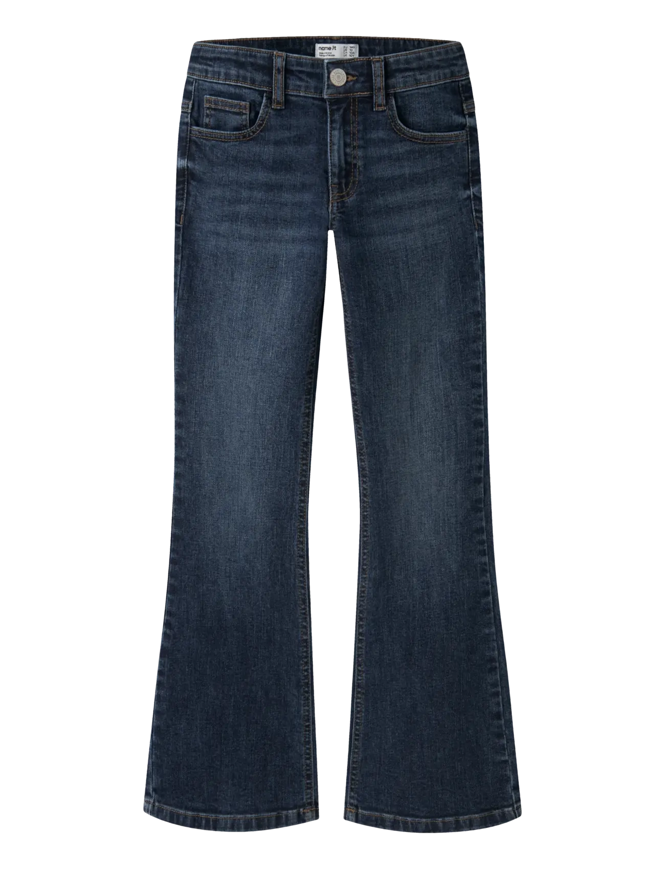 name it NKFPOLLY LW BOOT JEANS 8245-MD - Püksid - DARK BLUE DENIM / navy