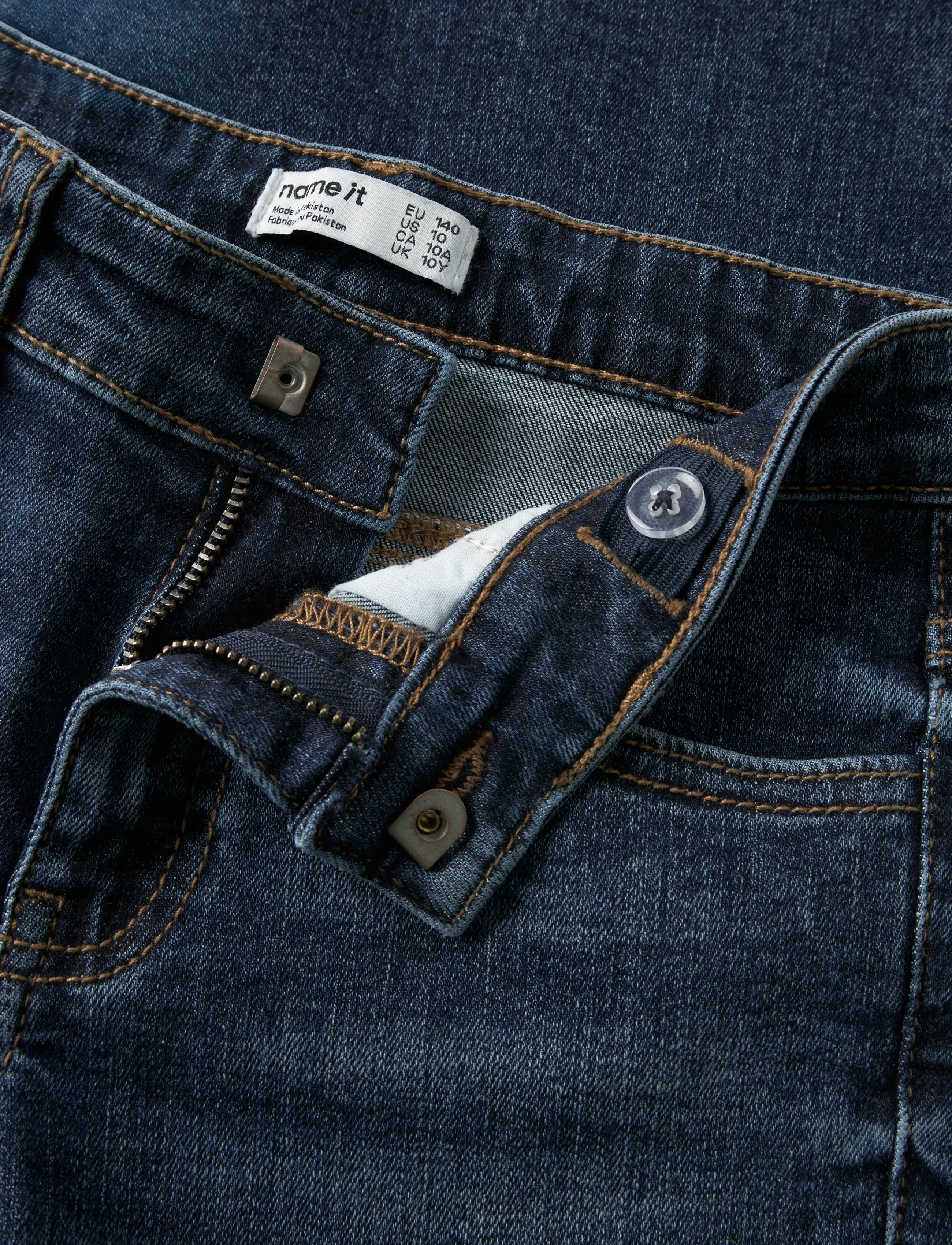 name it - NKFPOLLY LW BOOT JEANS 8245-MD - bootcut jeans - dark blue denim - 3