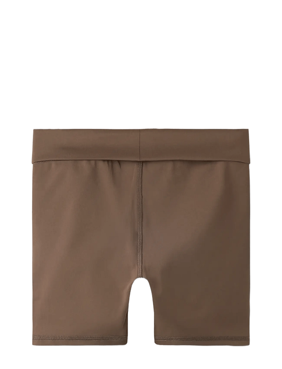 name it - NKFTESSA SLIM BIKER SHORT - chocolate martini - 1