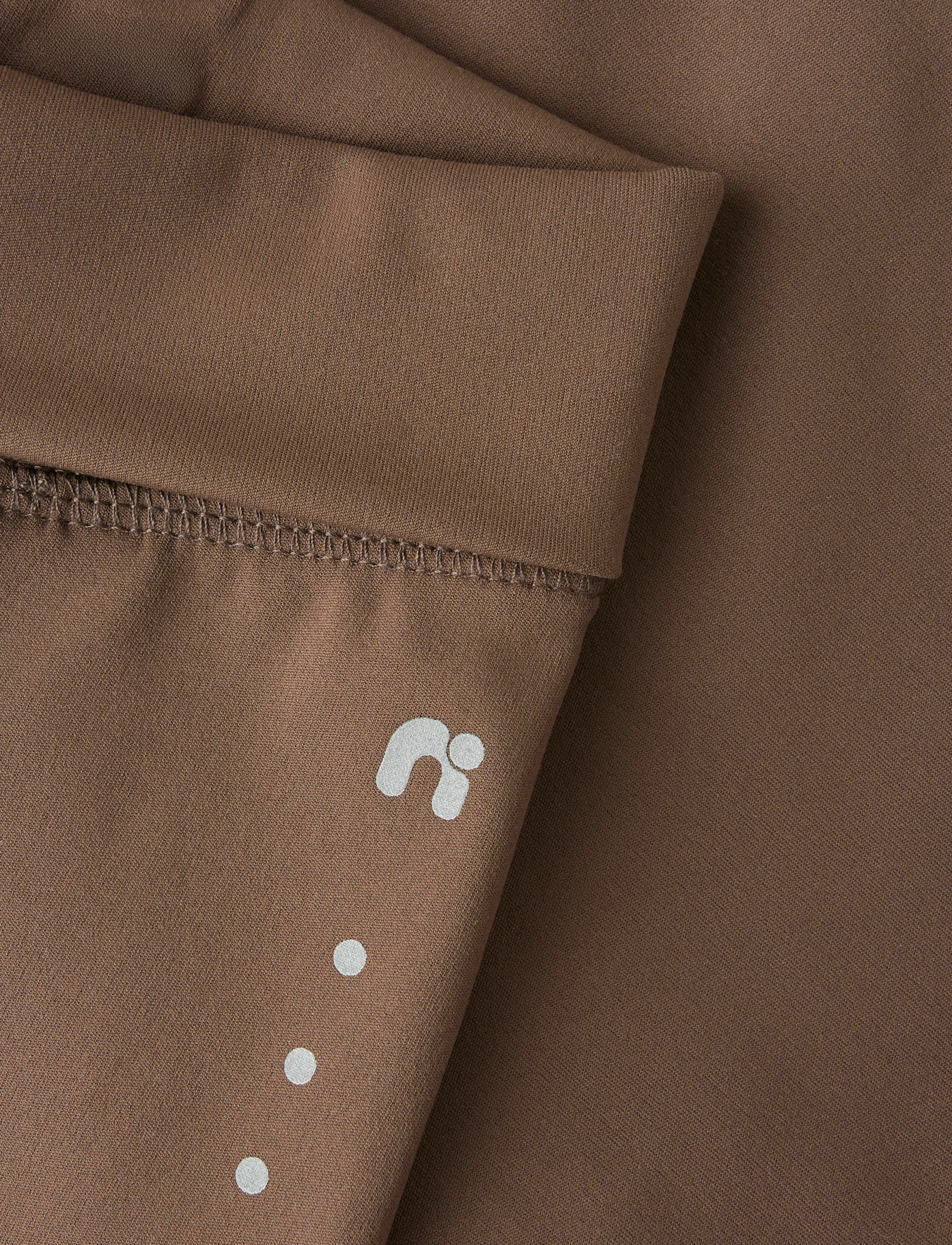 name it - NKFTESSA SLIM BIKER SHORT - chocolate martini - 3