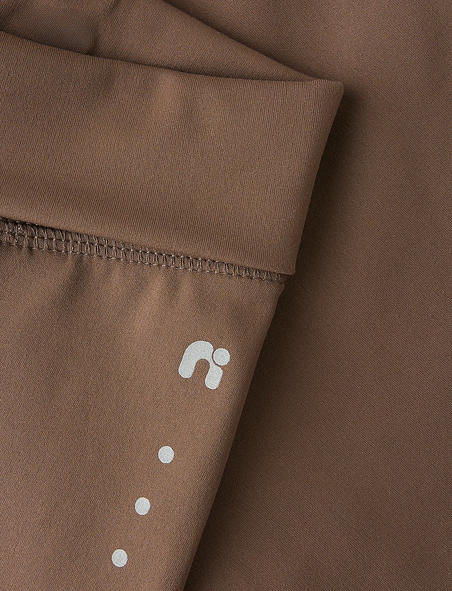 name it - NKFTESSA SLIM BIKER SHORT - chocolate martini - 3