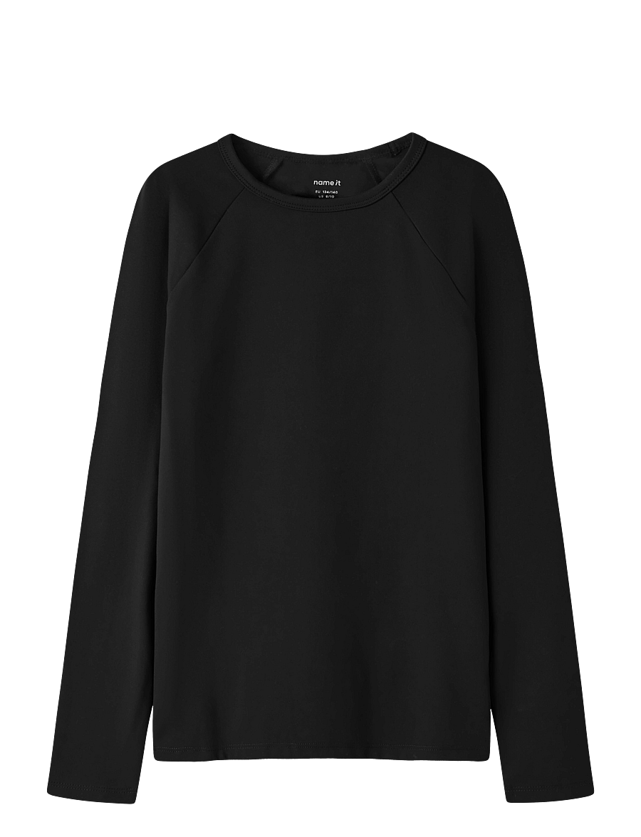 name it - NKMTOBY LS SLIM TOP - sportstoppe - black beauty - 0