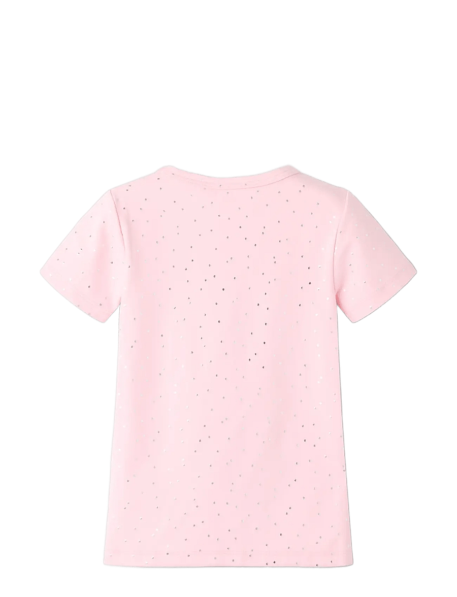 name it - NMFTULLE SS SLIM TOP - lühikeste varrukatega t-särgid - romance rose - 1