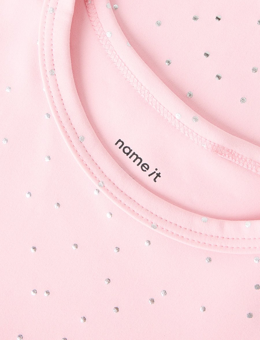 name it - NMFTULLE SS SLIM TOP - lühikeste varrukatega t-särgid - romance rose - 2