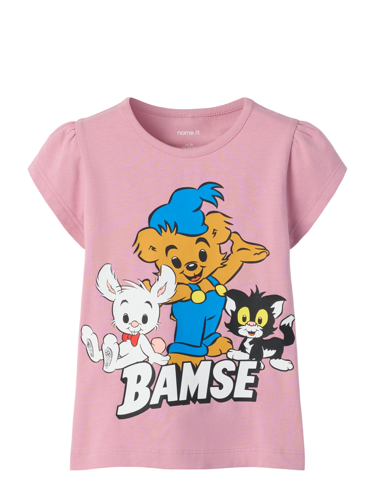 name it NMFMISSER BAMSE SS TOP BOX SKY - Toppar & T-shirts - LILAS / pink/rose