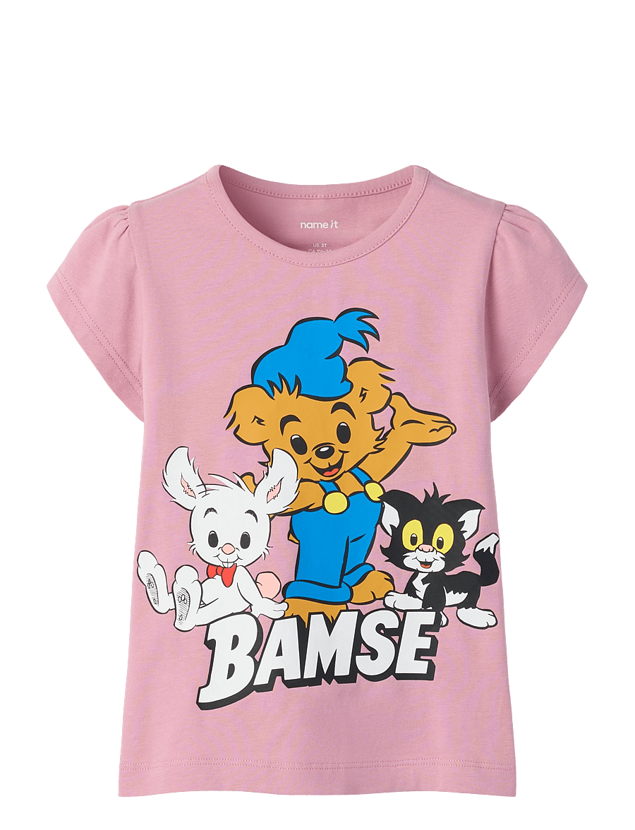 name it - NMFMISSER BAMSE SS TOP BOX SKY - kortärmade t-shirts - lilas - 0