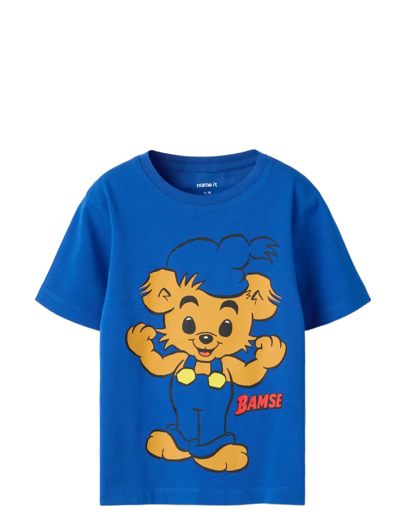 name it NMMMALTHE BAMSE SS NREG TOP BOX SKY - Toppar & T-shirts - STRONG BLUE / blue