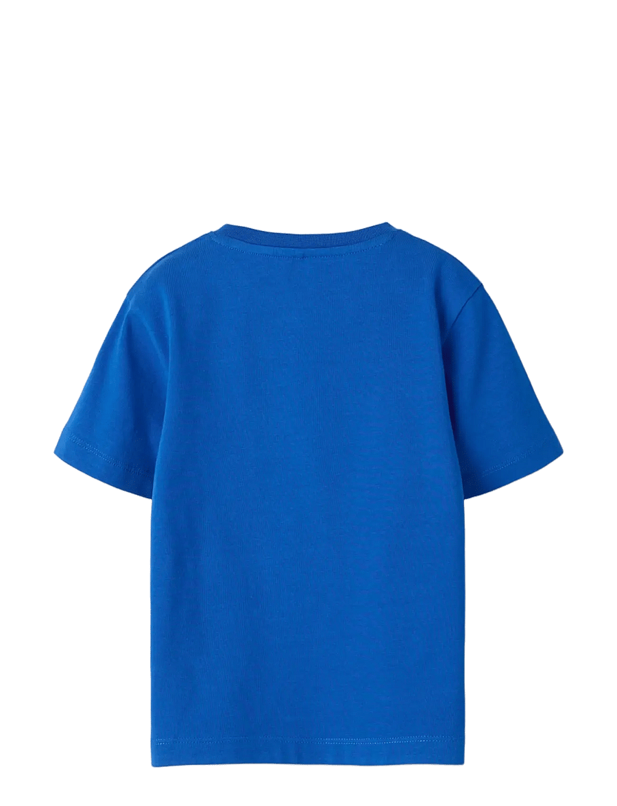 name it - NMMMALTHE BAMSE SS NREG TOP BOX SKY - kortärmade t-shirts - strong blue - 1