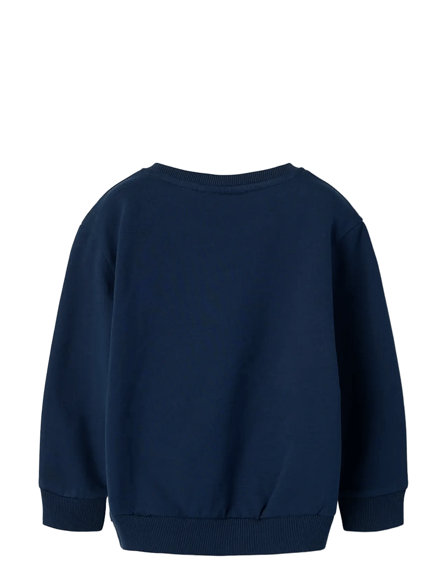 name it - NMMMUMLE BAMSE NREG SWEAT BRU SKY - sweatshirts - navy blazer - 1