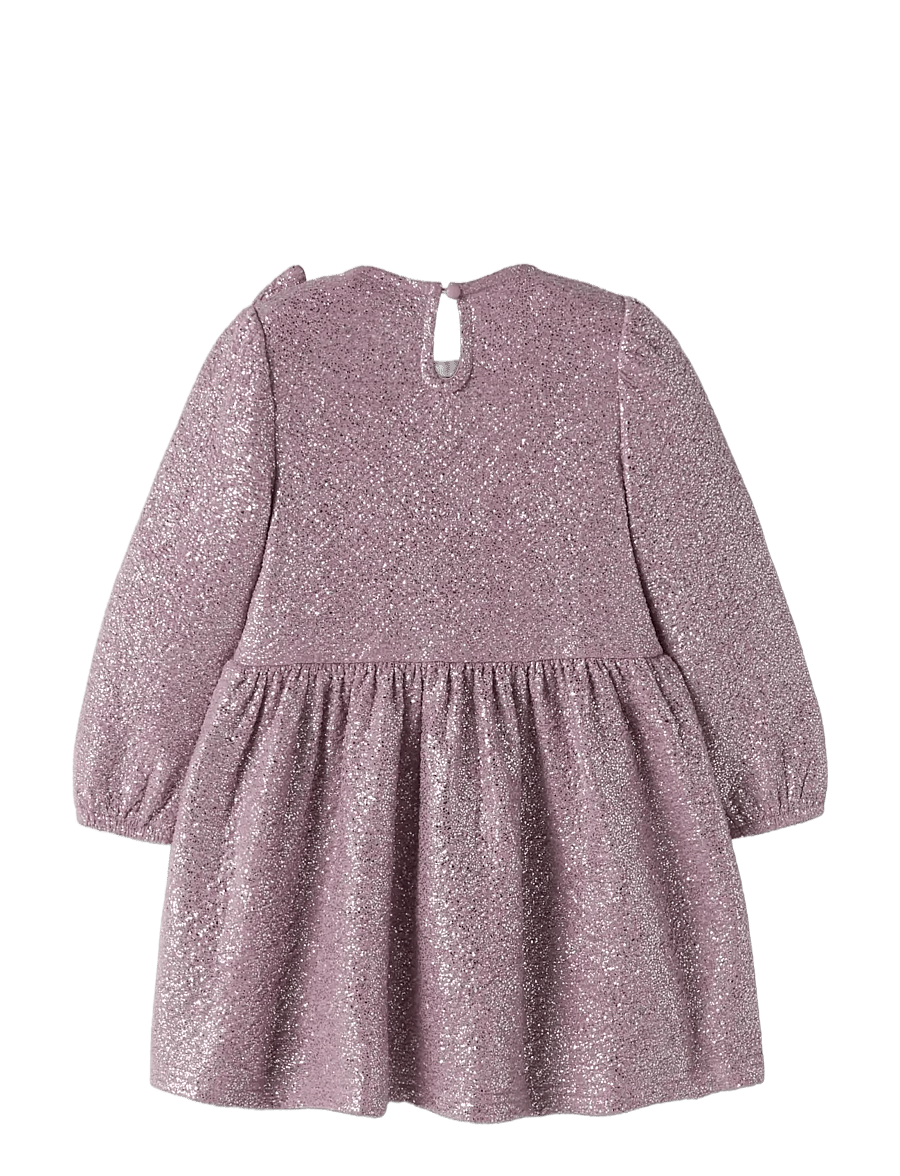 name it - NMFDITSIA LS DRESS - langærmede babykjoler - mauve shadows - 2