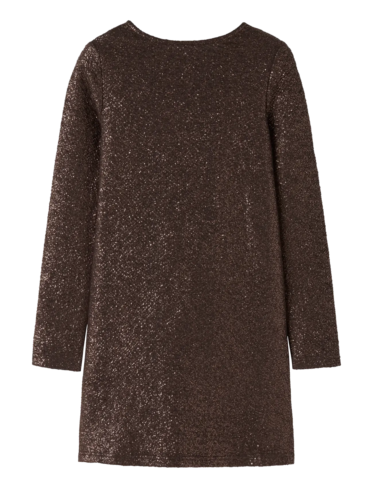 name it NKFDITSA LS DRESS - Festlige looks - HOT FUDGE / brown