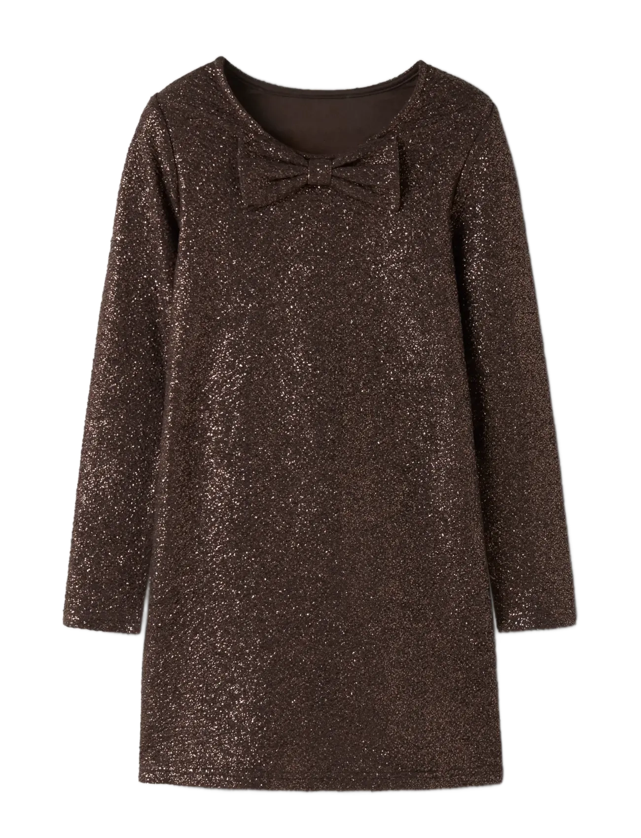 name it - NKFDITSA LS DRESS - langærmede hverdagskjoler - hot fudge - 1