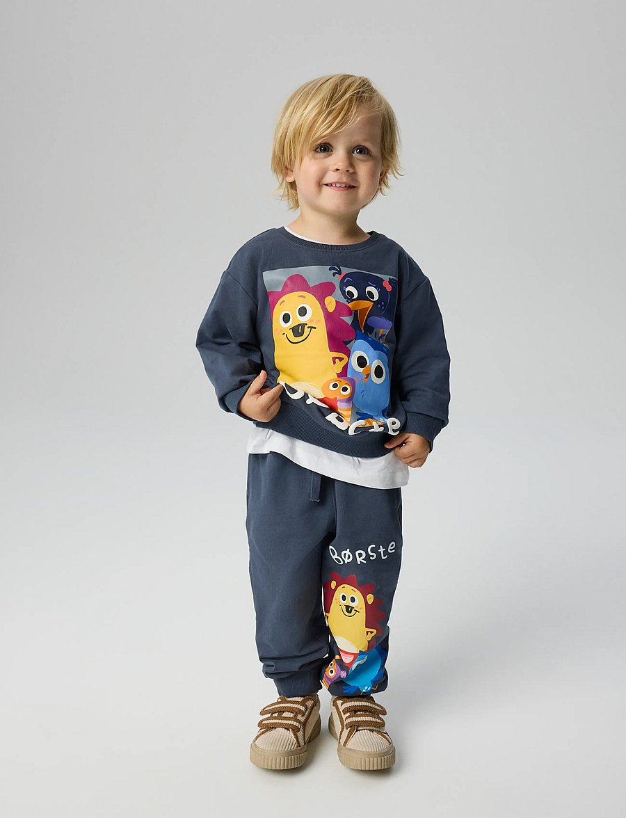 name it - NMMABAN BORSTE NREG SWEAT BRU DR - dressipluusid - ombre blue - 2