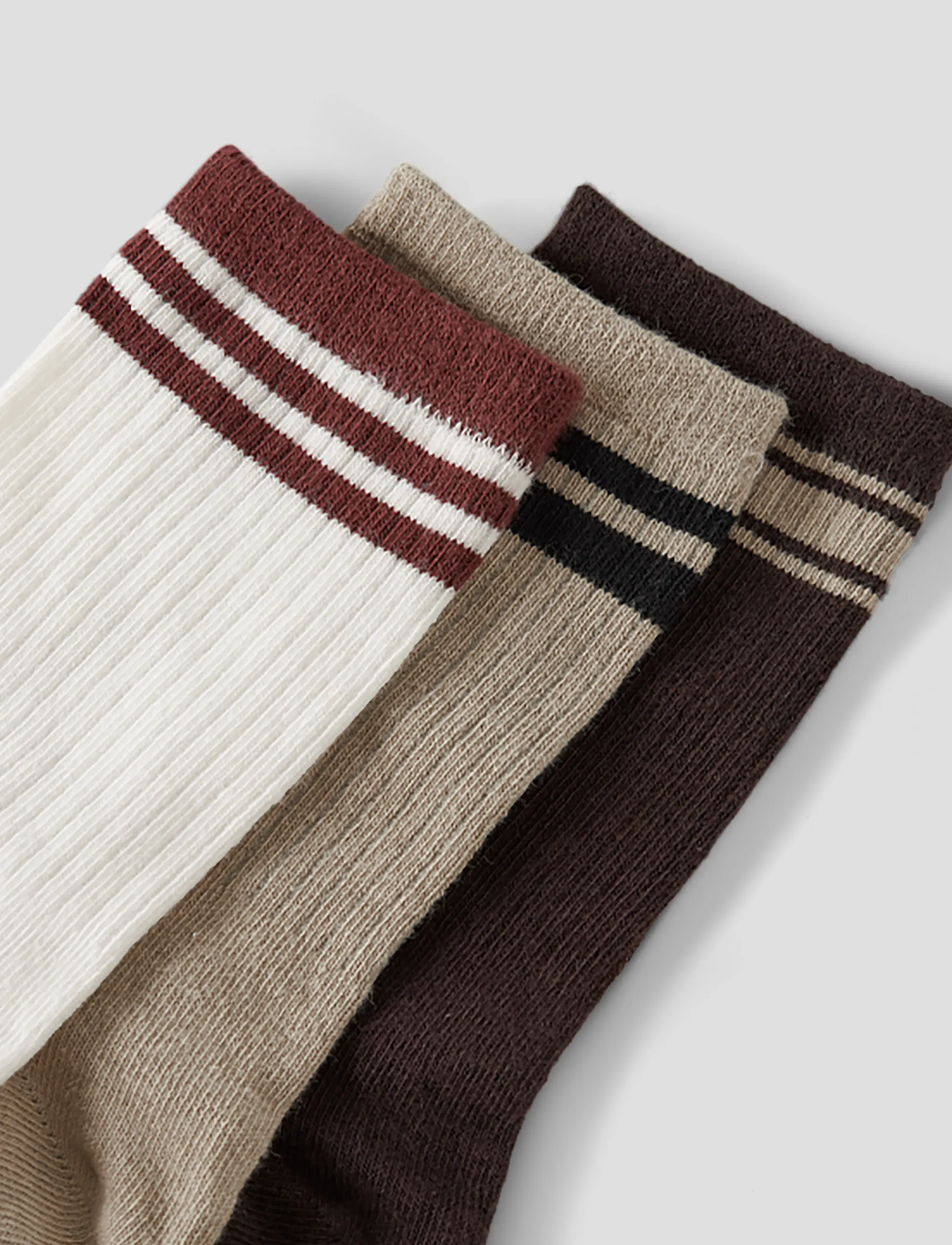 name it - NKMROKKI 3P SOCK - strümpfe - chocolate plum - 3