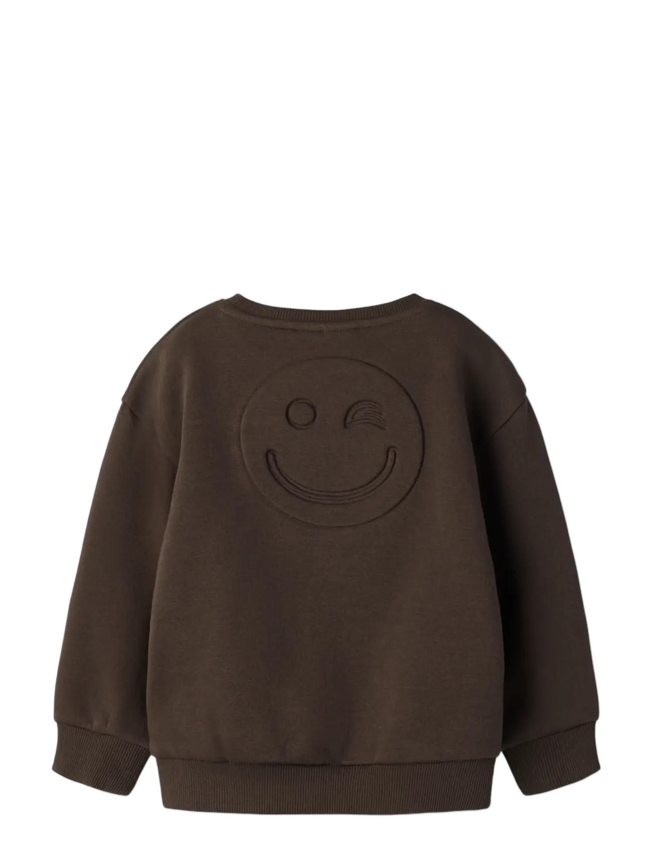 name it - NMMNILAS LS RLX SWE BRU - sweatshirts - chocolate brown - 1