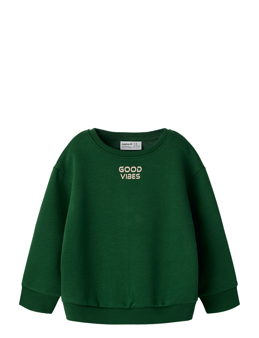name it - NMMNILAS LS RLX SWE BRU - sweatshirts - eden - 0
