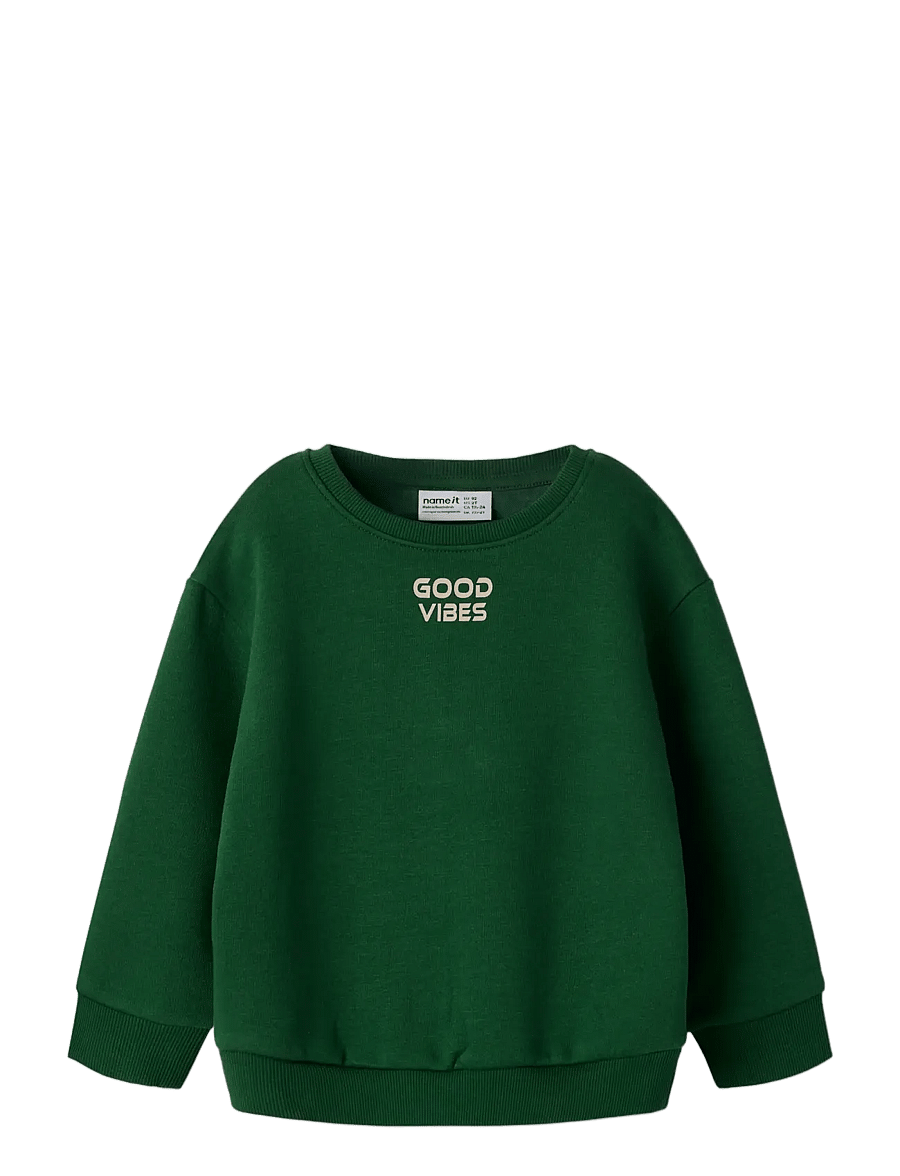 name it - NMMNILAS LS RLX SWE BRU - sweatshirts - eden - 2