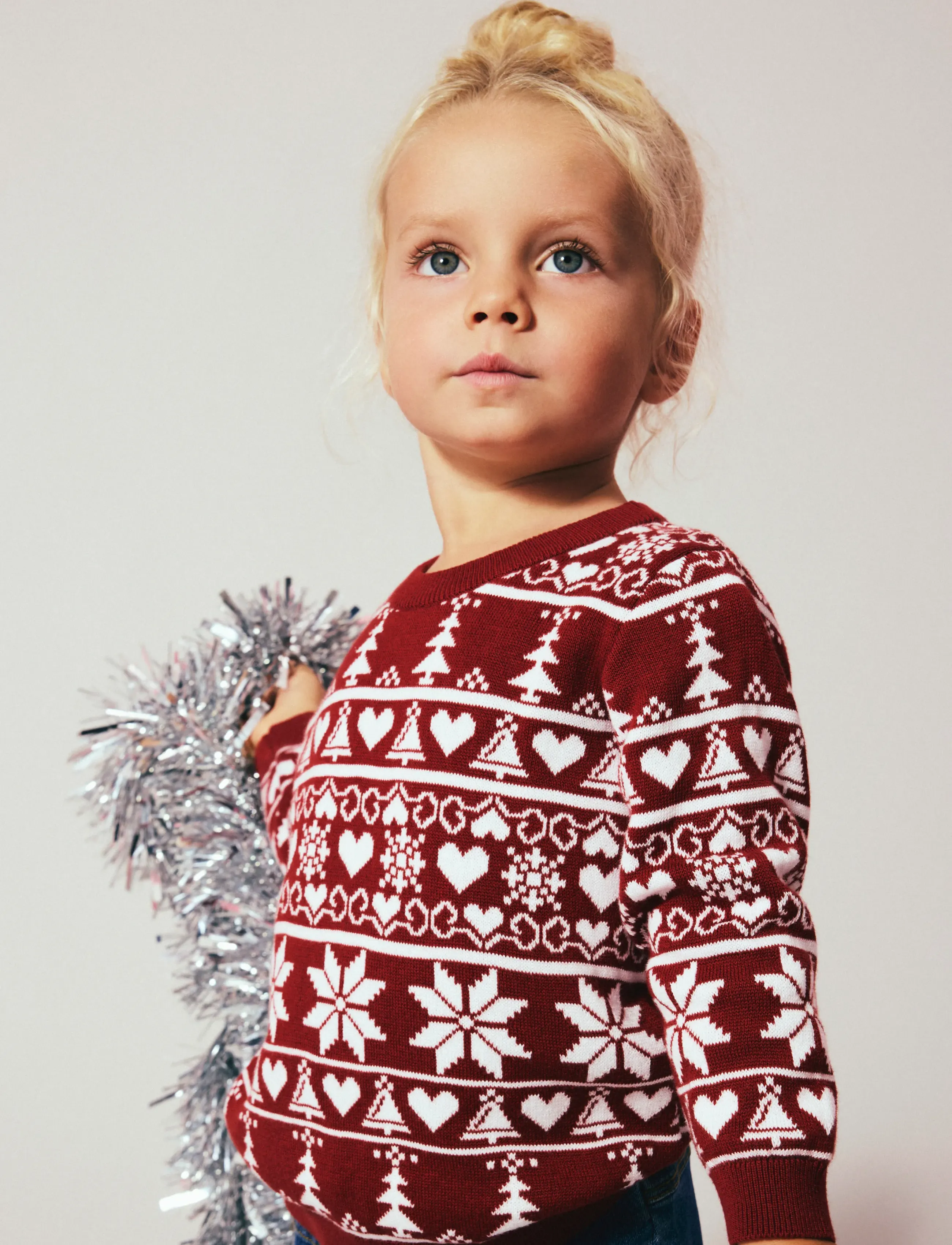 name it - NMNRISMAS LS KNIT COT - džemprid - red dahlia - 3