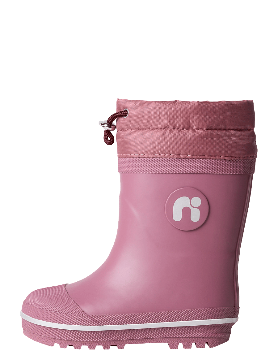 name it - NMNNUNO THERMO RUBBERBOOT SOLID NOOS - gummistøvler med for - wild ginger - 0