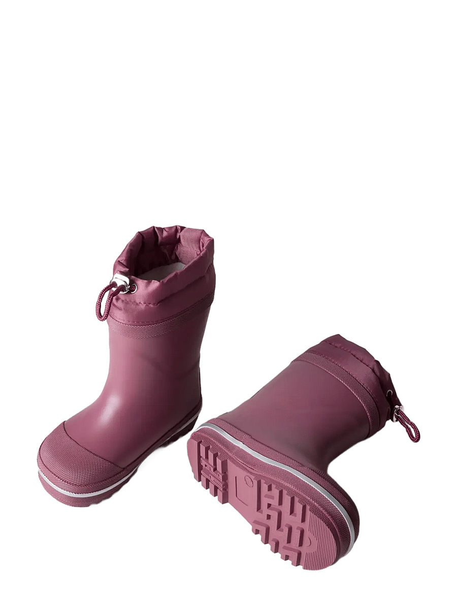 name it - NMNNUNO THERMO RUBBERBOOT SOLID NOOS - gefütterte gummistiefel - wild ginger - 4