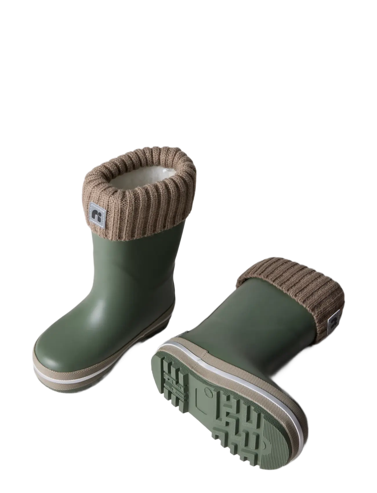 name it - NMMNOAH THERMO RUBBERBOOT KNIT NOOS - voodriga kummikud - thyme - 5