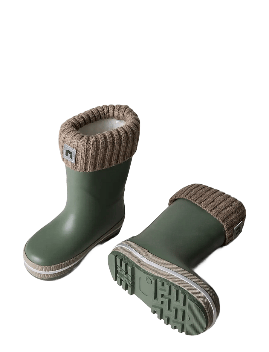 name it - NMMNOAH THERMO RUBBERBOOT KNIT NOOS - guminiai batai su pamušalu - thyme - 5