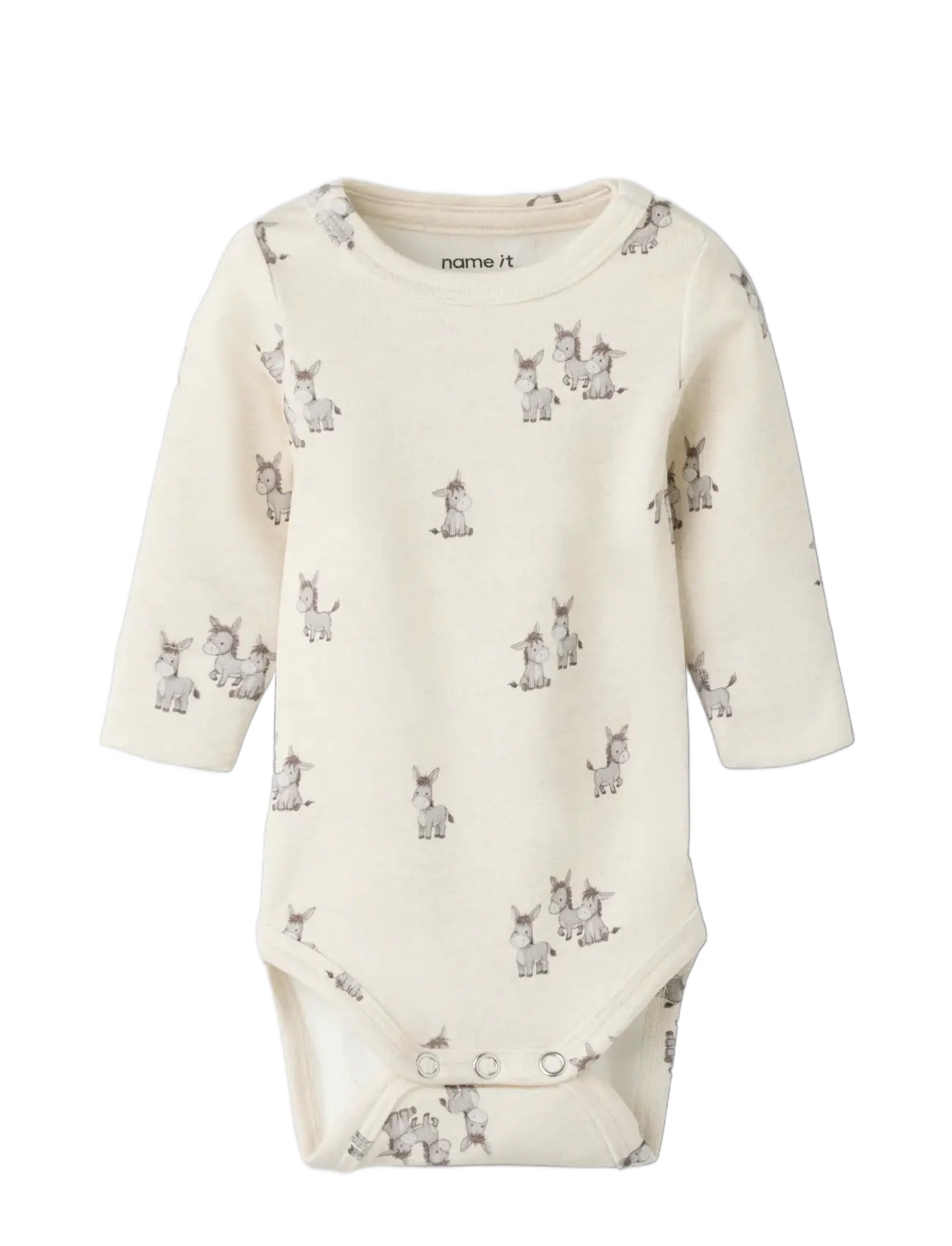 name it - NBNOMARIUS LS XSL BODY - pikkade varrukatega bodid - peyote melange - 2