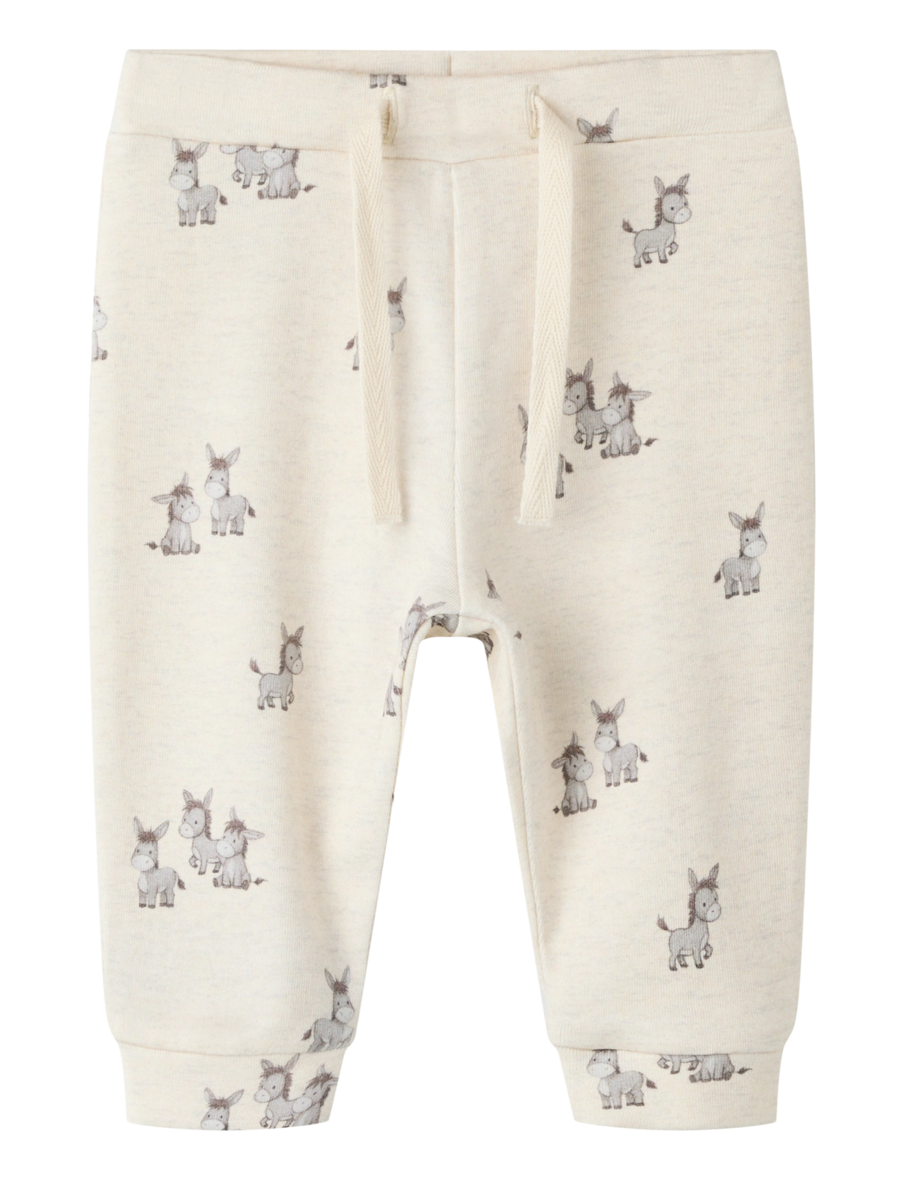 name it NBNOMARIUS PANT - Dressipüksid - PEYOTE MELANGE / cream