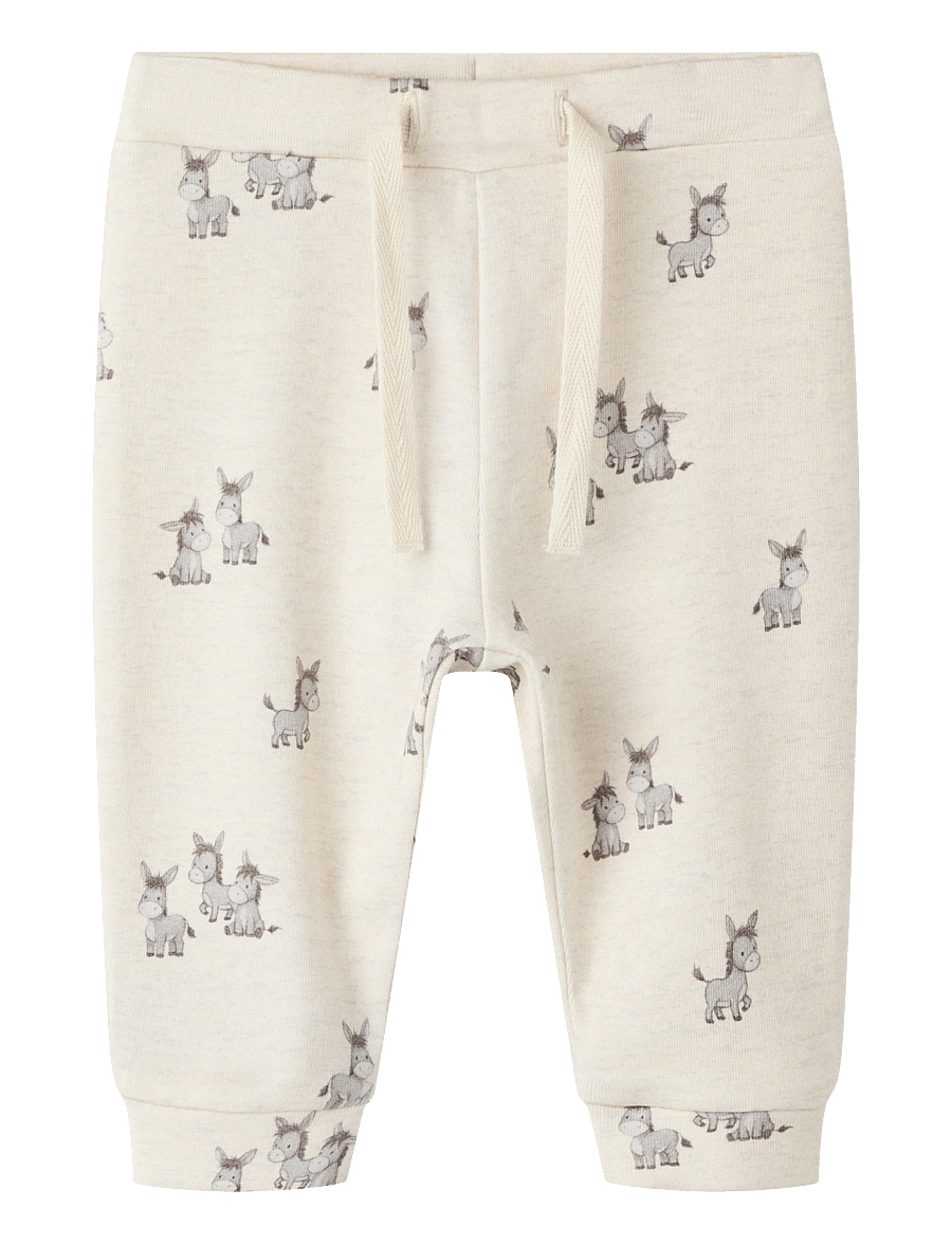 name it - NBNOMARIUS PANT - dressipüksid - peyote melange - 0