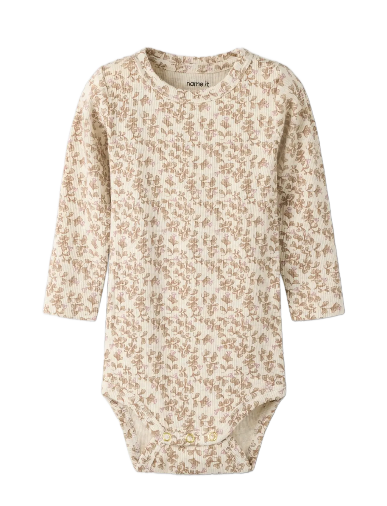 name it - NBFOLENA LS XSL BODY - pikkade varrukatega bodid - peyote melange - 2