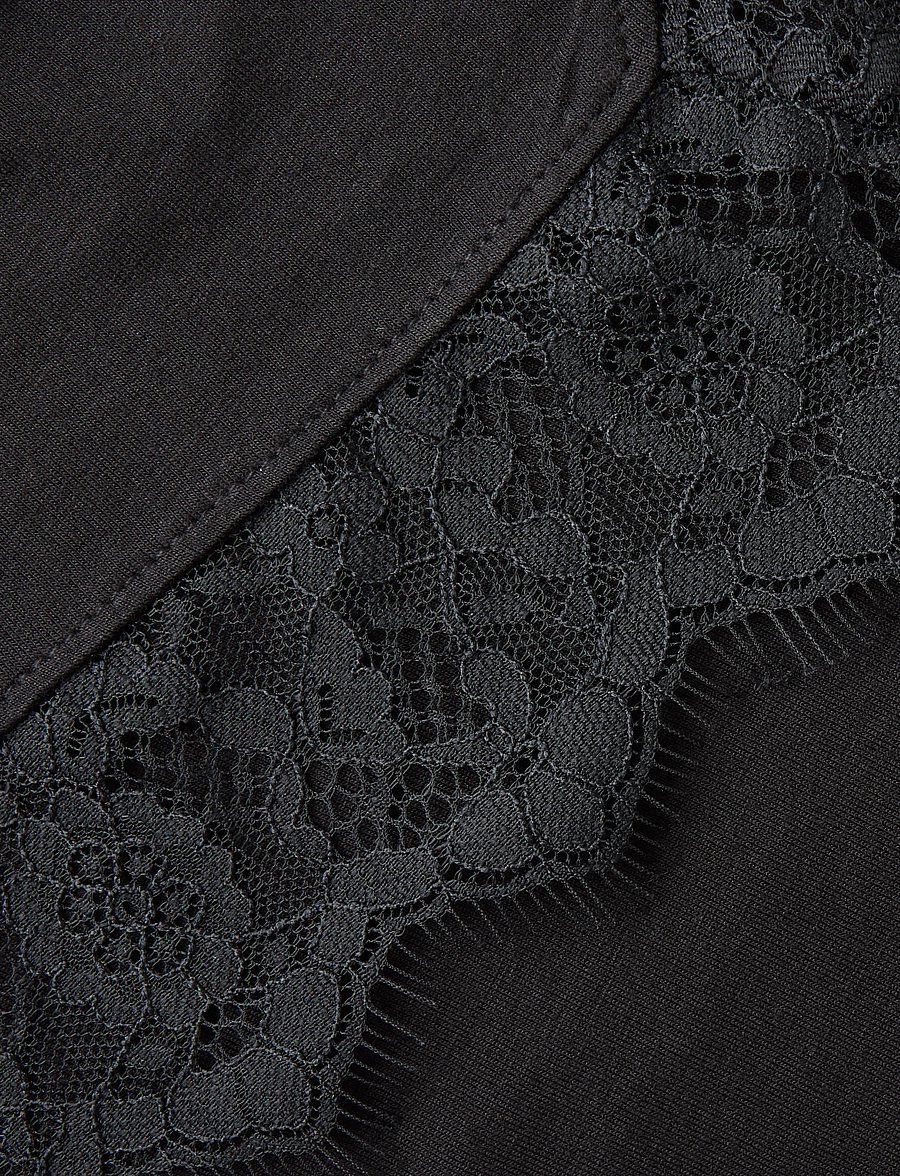 name it - NKFOLLINDA LS SLIM TOP - black beauty - 2