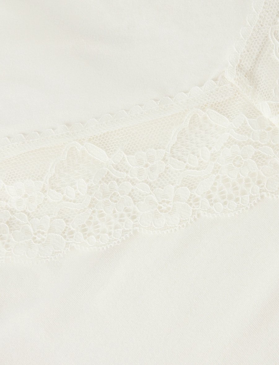 name it - NKFOLLINDA LS SLIM TOP - langärmelig - cloud dancer - 3