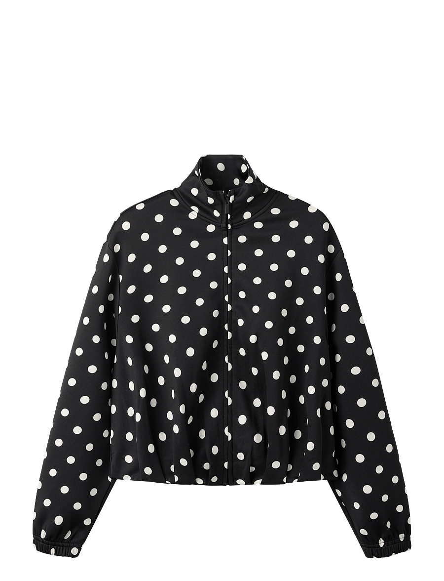 name it - NKFONEA ZIP BALLON SWE UNB - black beauty - 0