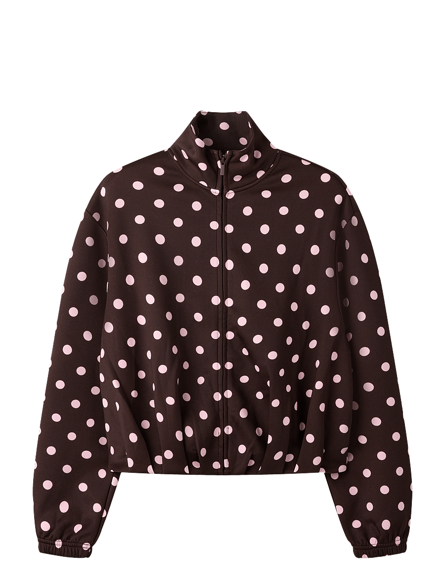 name it - NKFONEA ZIP BALLON SWE UNB - coffee bean - 0