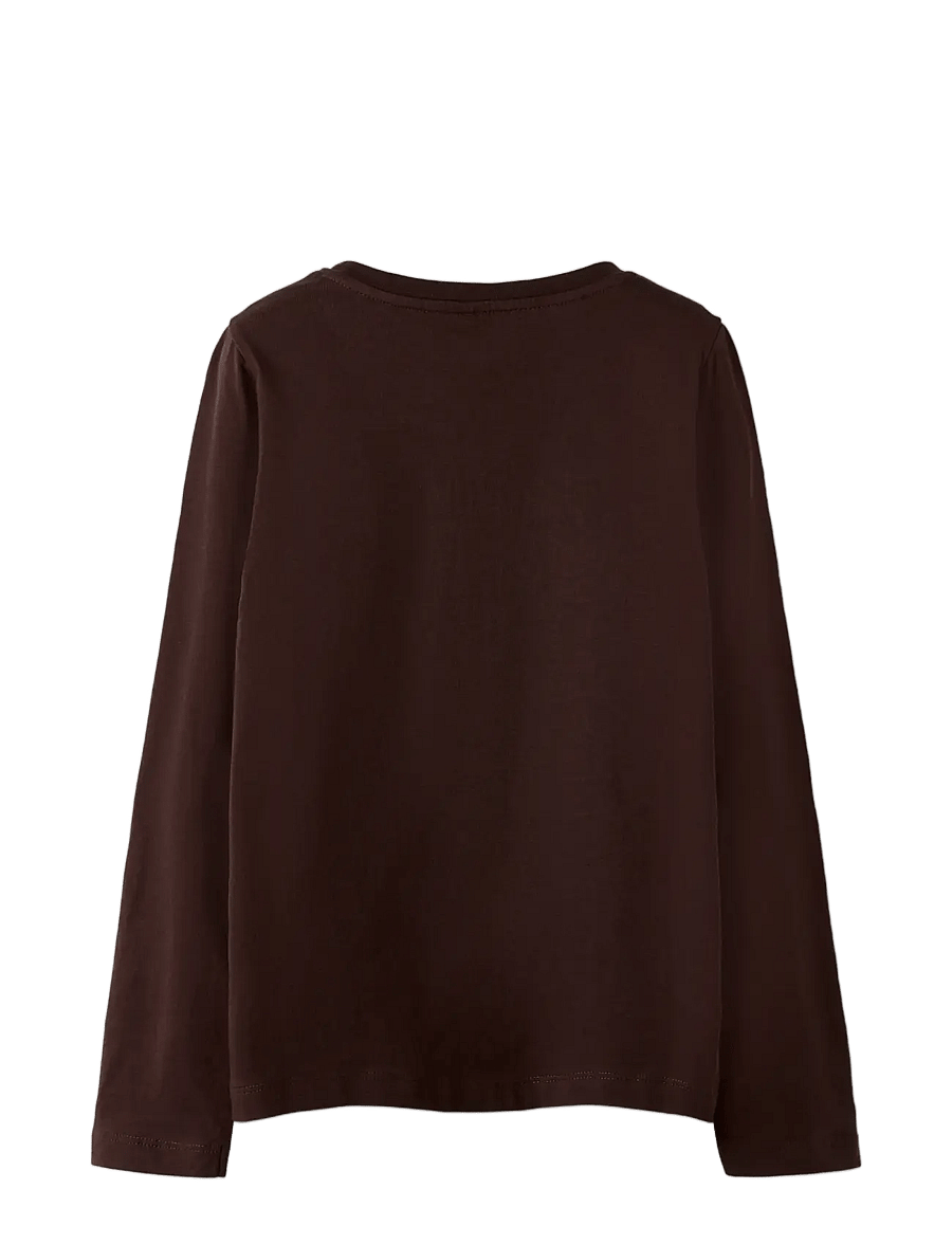 name it - NKFRANDERIA LS TOP - langärmelig - chocolate plum - 1