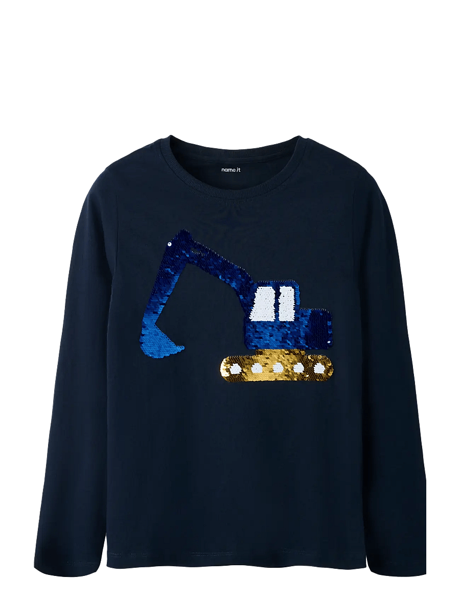 name it - NKMRACKO LS TOP - langärmelig - dark sapphire - 0