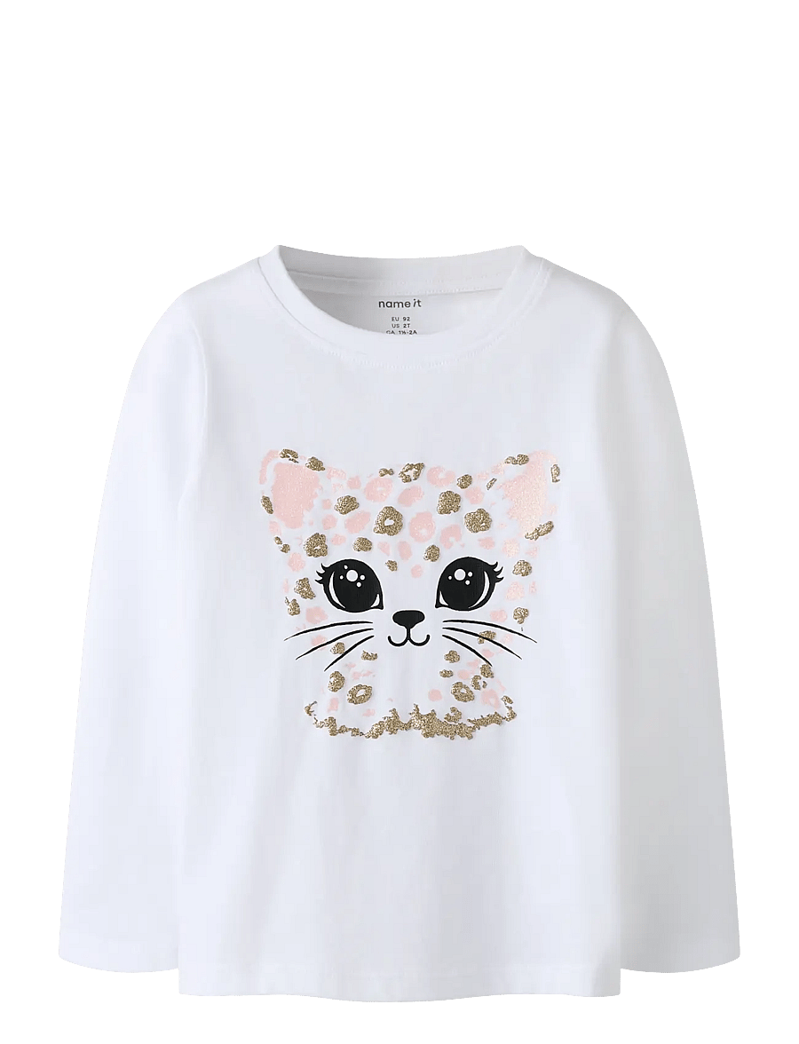 name it - NMFRILARIA LS TOP - langärmelig - bright white - 0